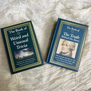 The Book of the Truth Behind the Story & The Book of Weird & Unusual Trivia Set